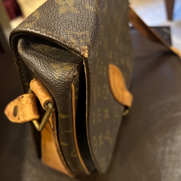 Louis Vuitton Cartouchiere Gm Brown Monogram Canvas Cross Body Bag - Picture 5 of 6